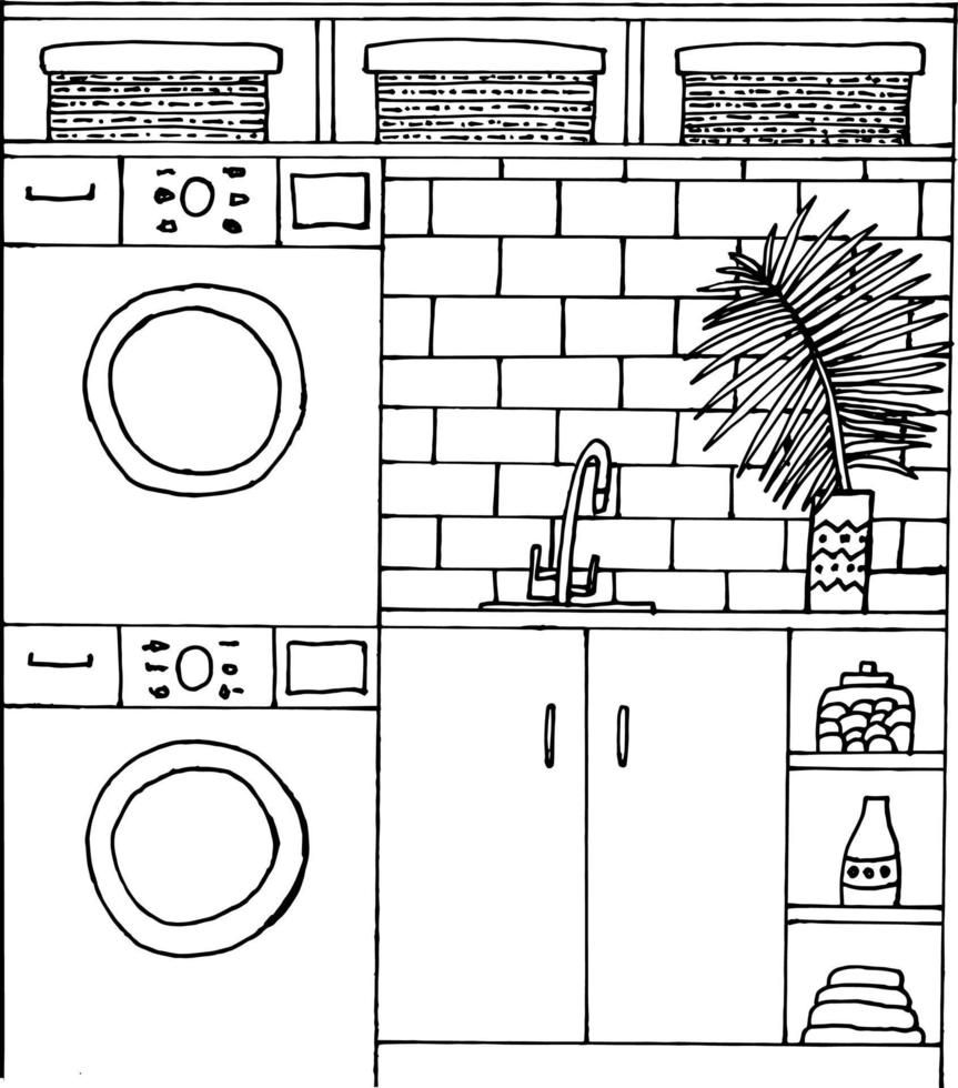 48 Interior House Coloring Pages Free Printable 28