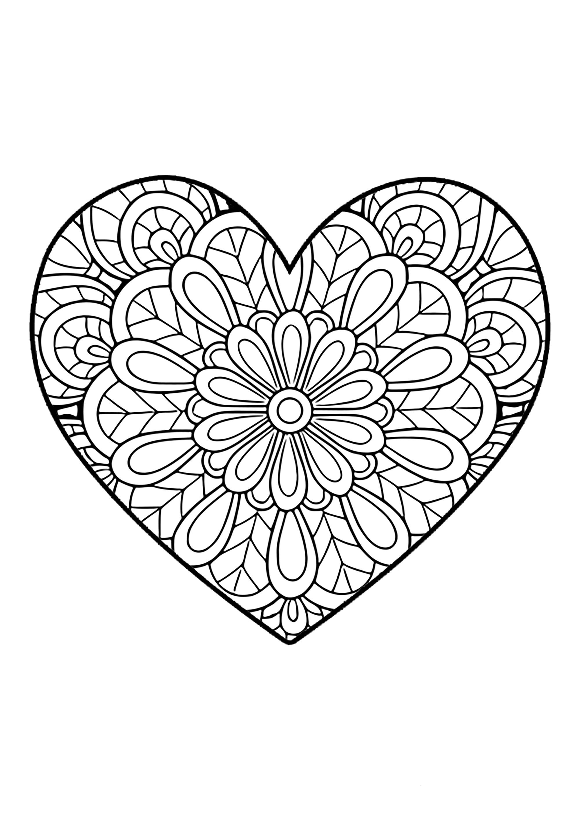 53 Adult Coloring Pages Free Printable Simple 2