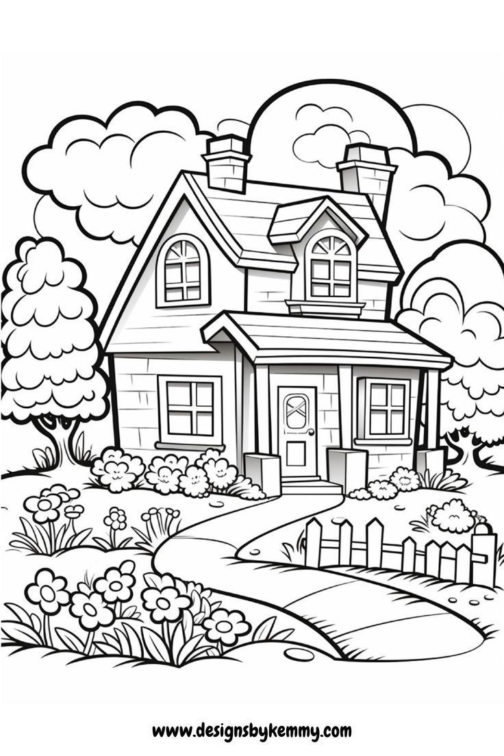 53 Adult Coloring Pages Free Printable Simple 27