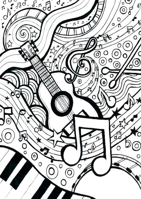 53 Adult Coloring Pages Free Printable Simple 42