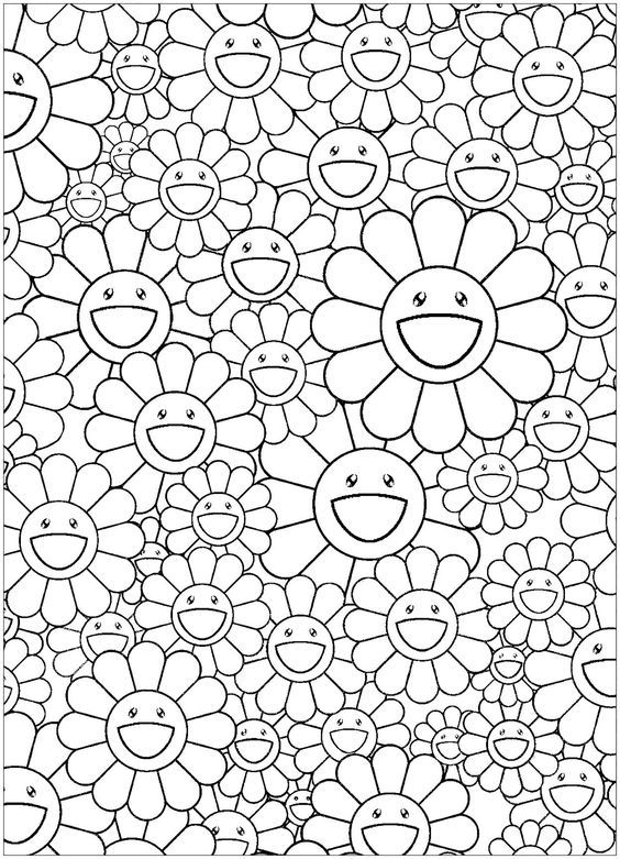 53 Adult Coloring Pages Free Printable Simple 47