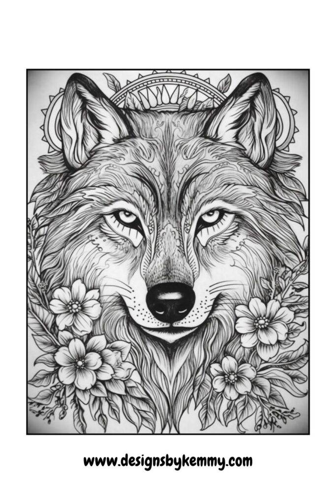 10 Wild Animal Coloring Pages For Adults