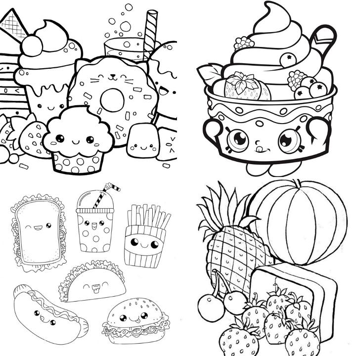 10 Food Animal Coloring Pages for Creative Fun