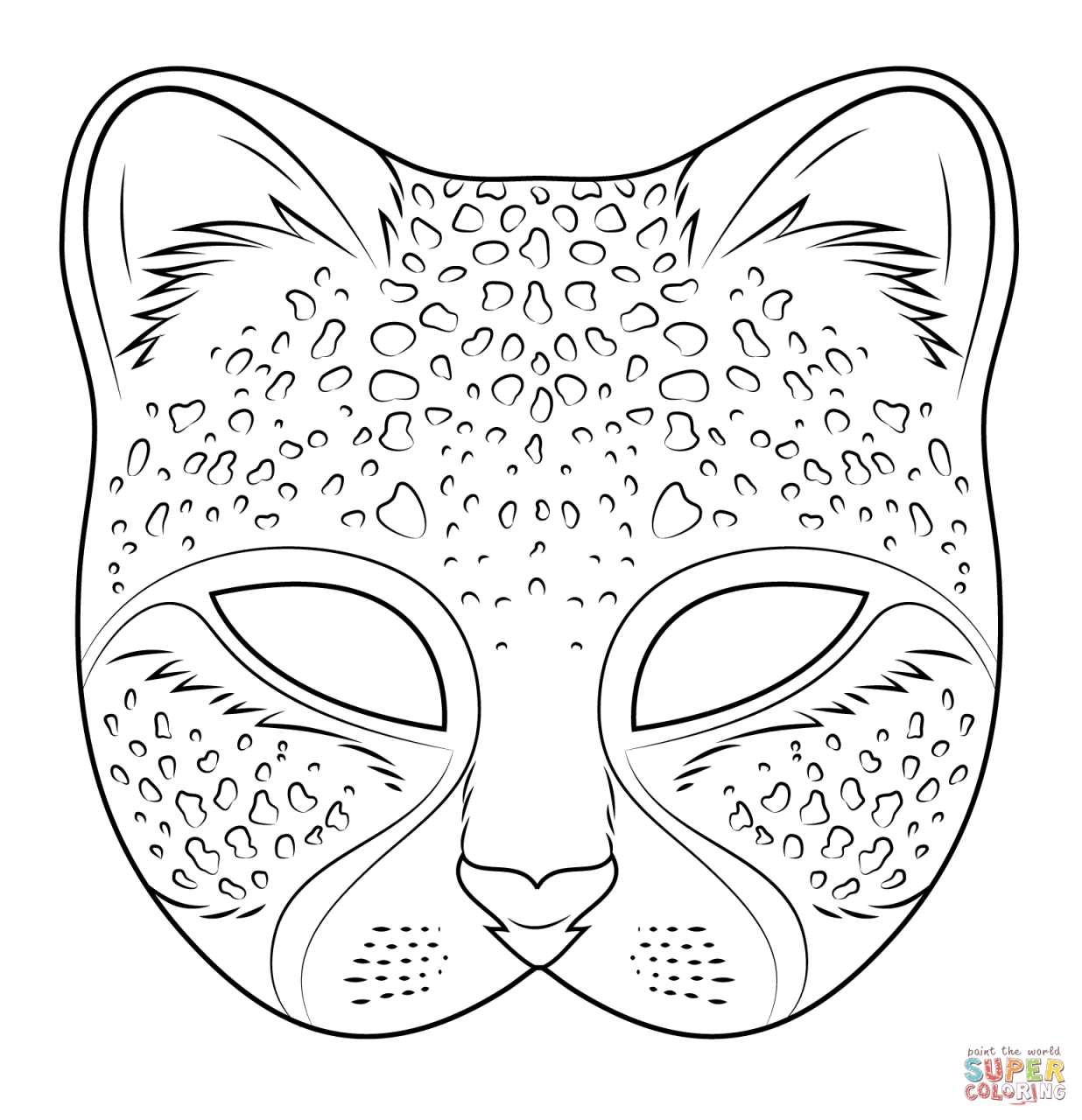 10 Fun Animal Mask Coloring Pages to Color