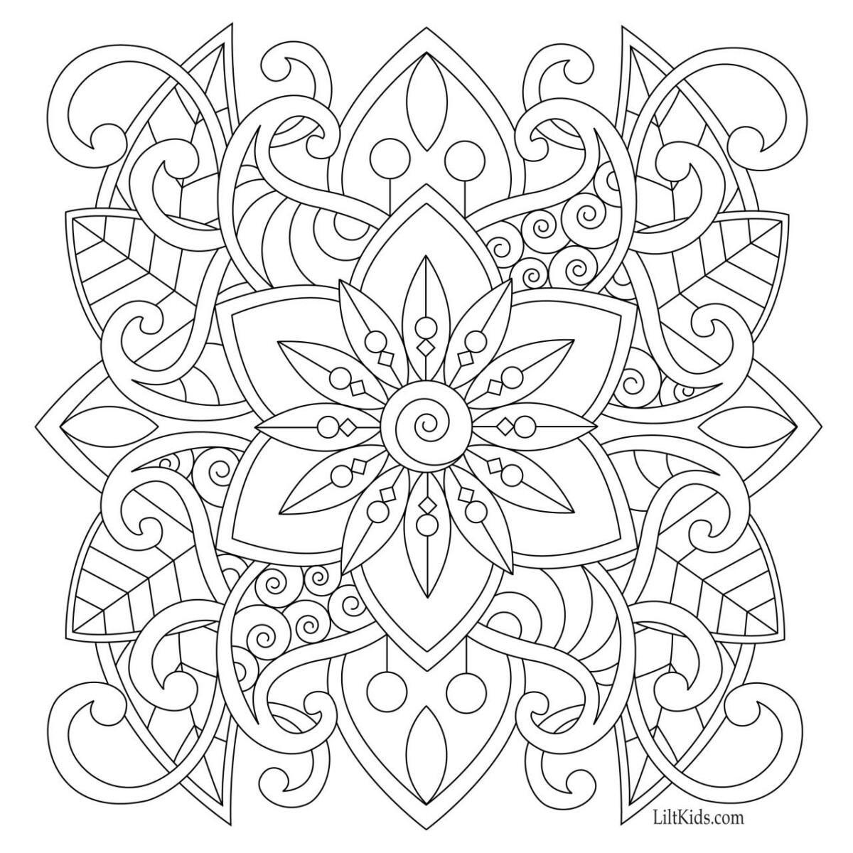 10 Easy Adult Coloring Pages for Beginners: A Relaxing Journey into the World of Color