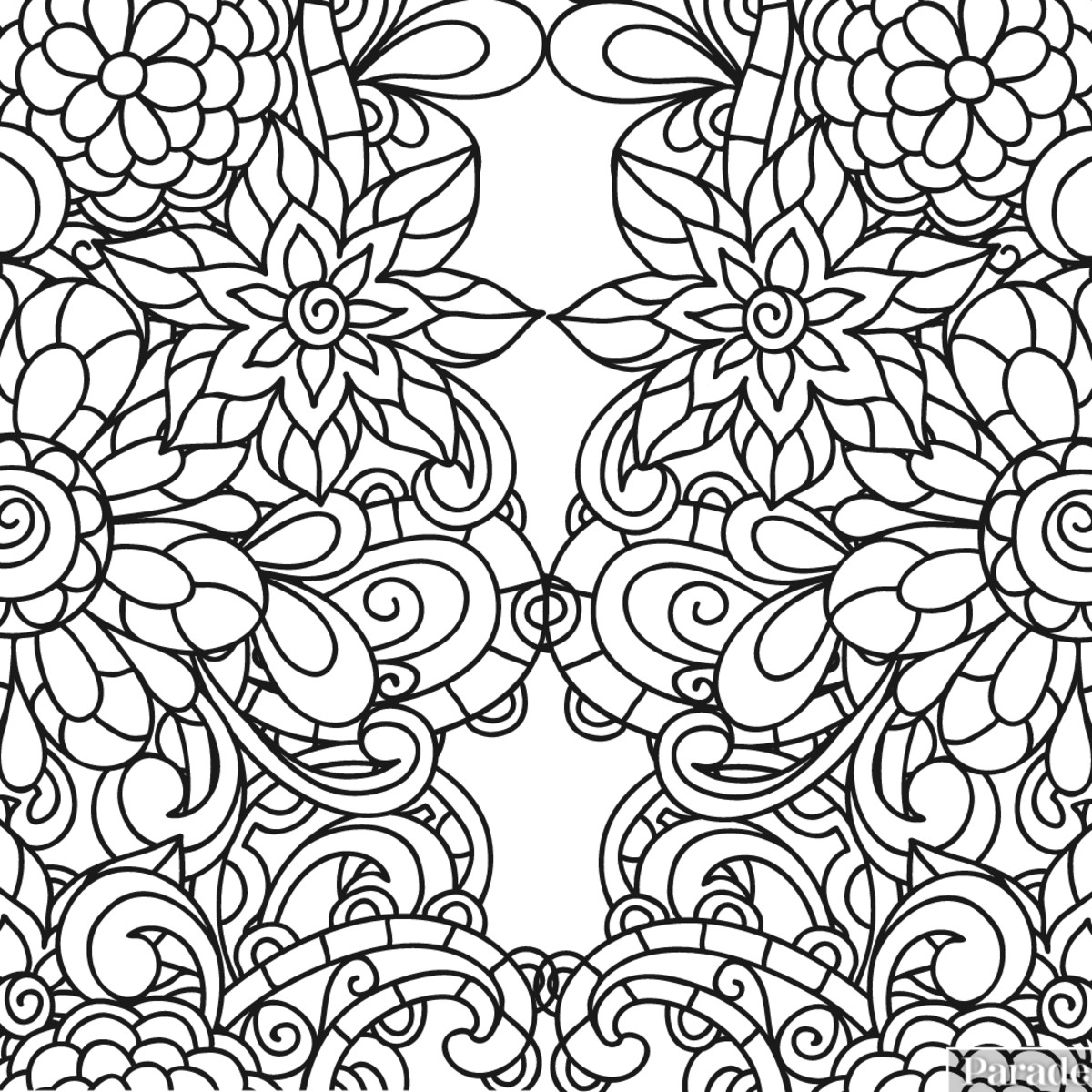 10 Advanced Adult Coloring Pages for Expert Colorists