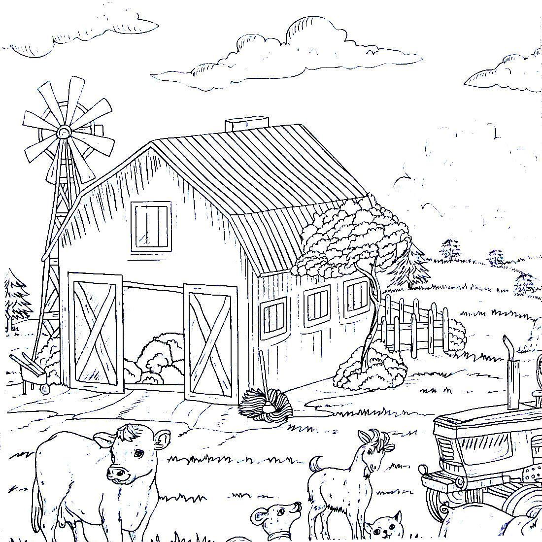 Animal Homes Coloring Pages Free Printable 10