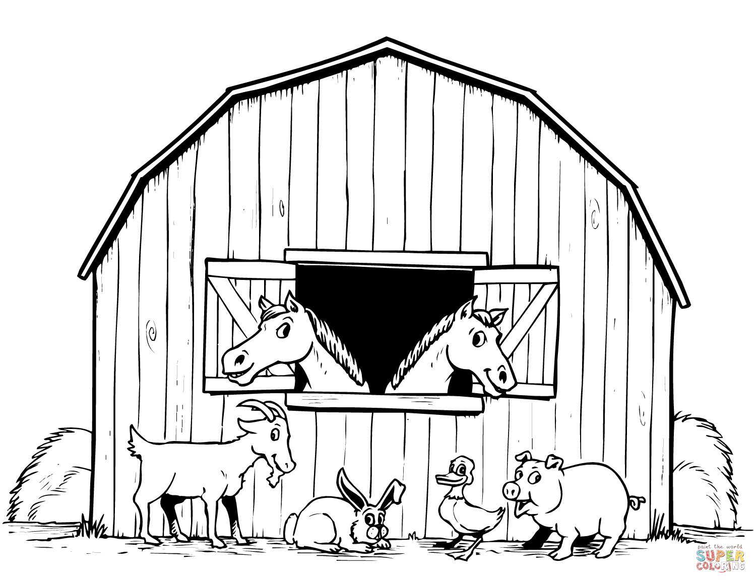 Animal Homes Coloring Pages Free Printable 14