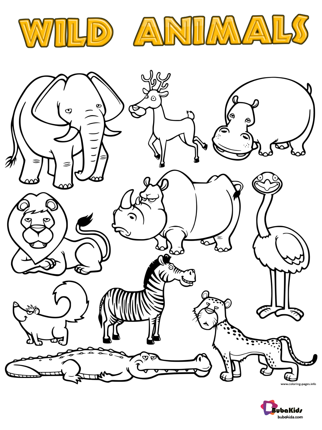 Animal Homes Coloring Pages Free Printable 27