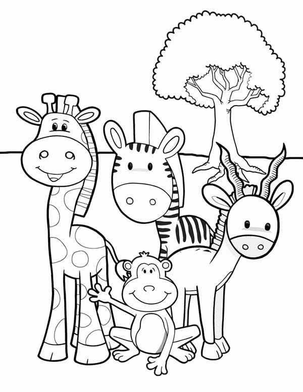 Animal Themed Coloring Pages Free Printable 10