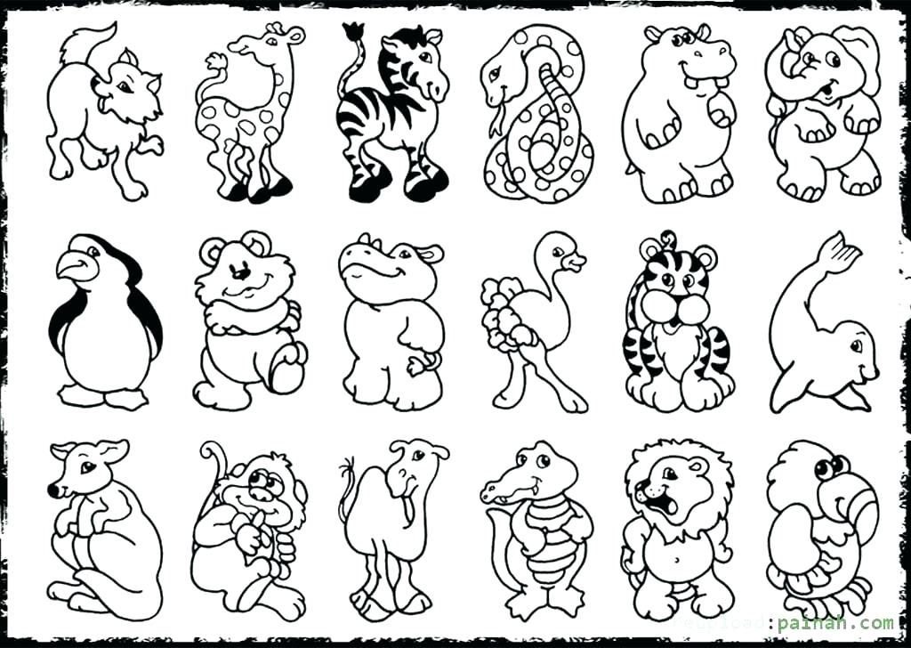 Animal Themed Coloring Pages Free Printable 20