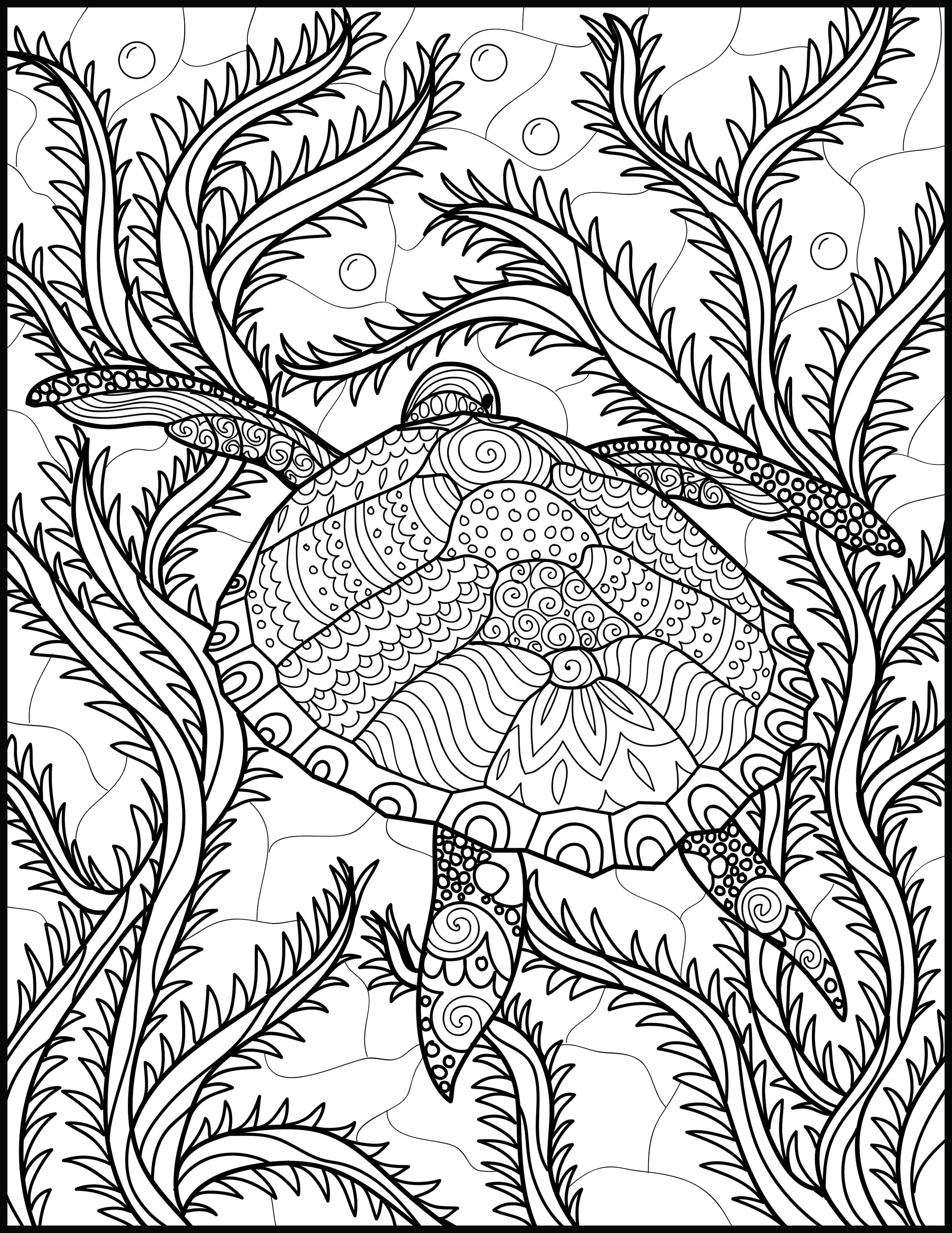 Animal Themed Coloring Pages Free Printable 4