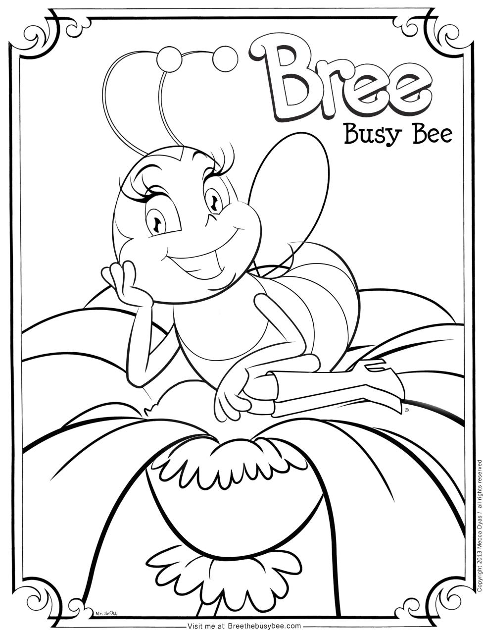 10 Fun Bee Coloring Pages for Busy Little Artists