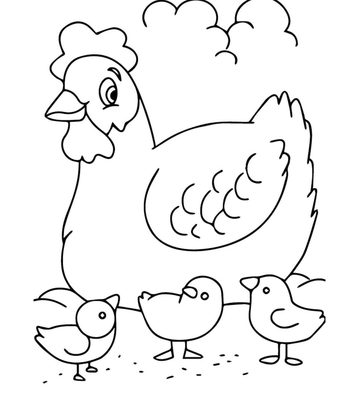 Domestic Animal Coloring Pages for Kids Free Printable 29