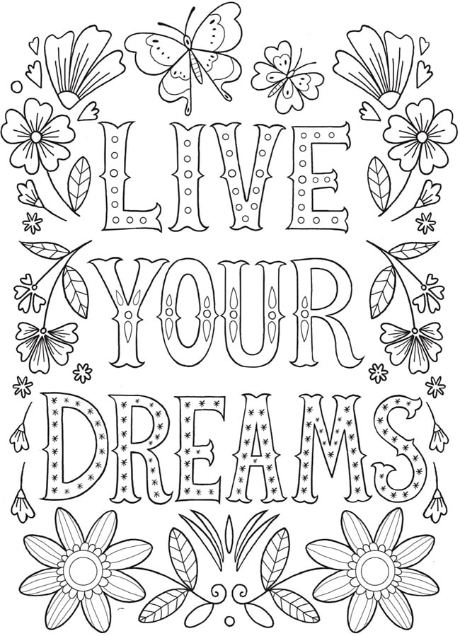 10 Inspirational Adult Coloring Pages to Brighten Your Day