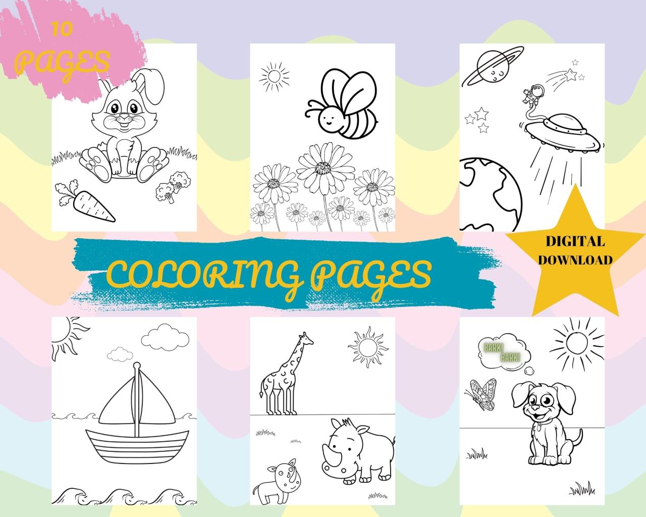 10 Animal Coloring In Pictures for Relaxation and Creativity