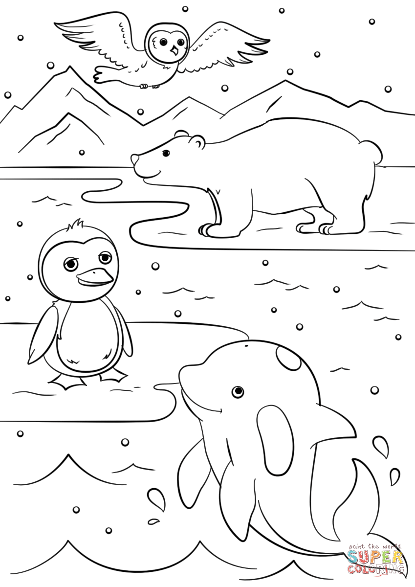 10 Winter Animal Coloring Pages for Free: Unleash Your Creativity and Embrace the Winter Wonderland