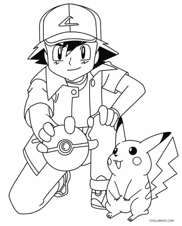 12 Pikachu Pokemon Coloring Pages Free Printable 10